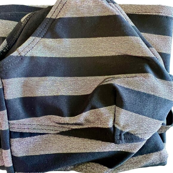 VTG Ocean Dream Metallic Striped Tankini Top - Picture 7 of 7